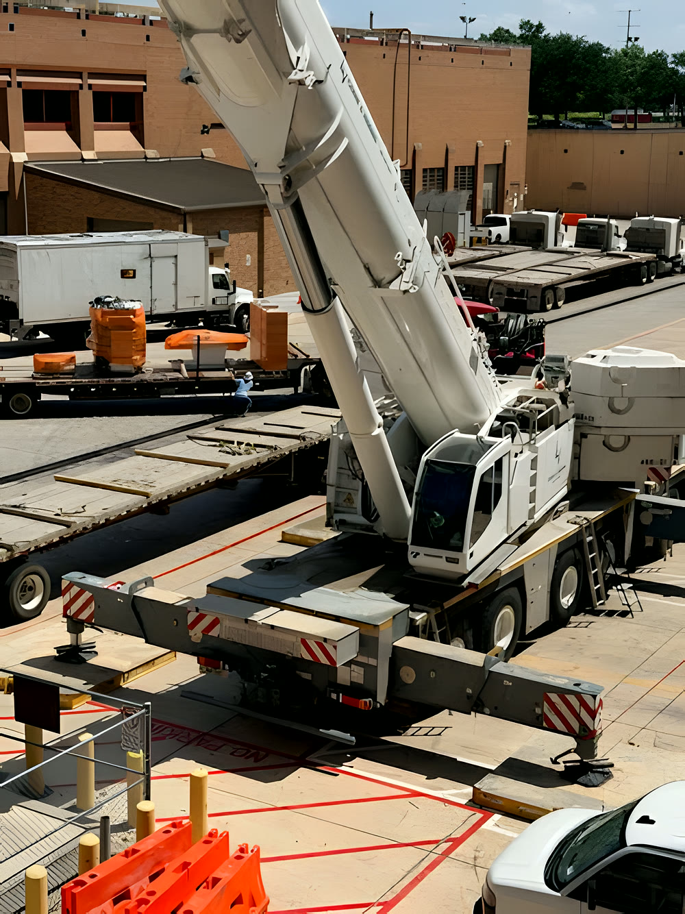 Heavy lift staged and ready.